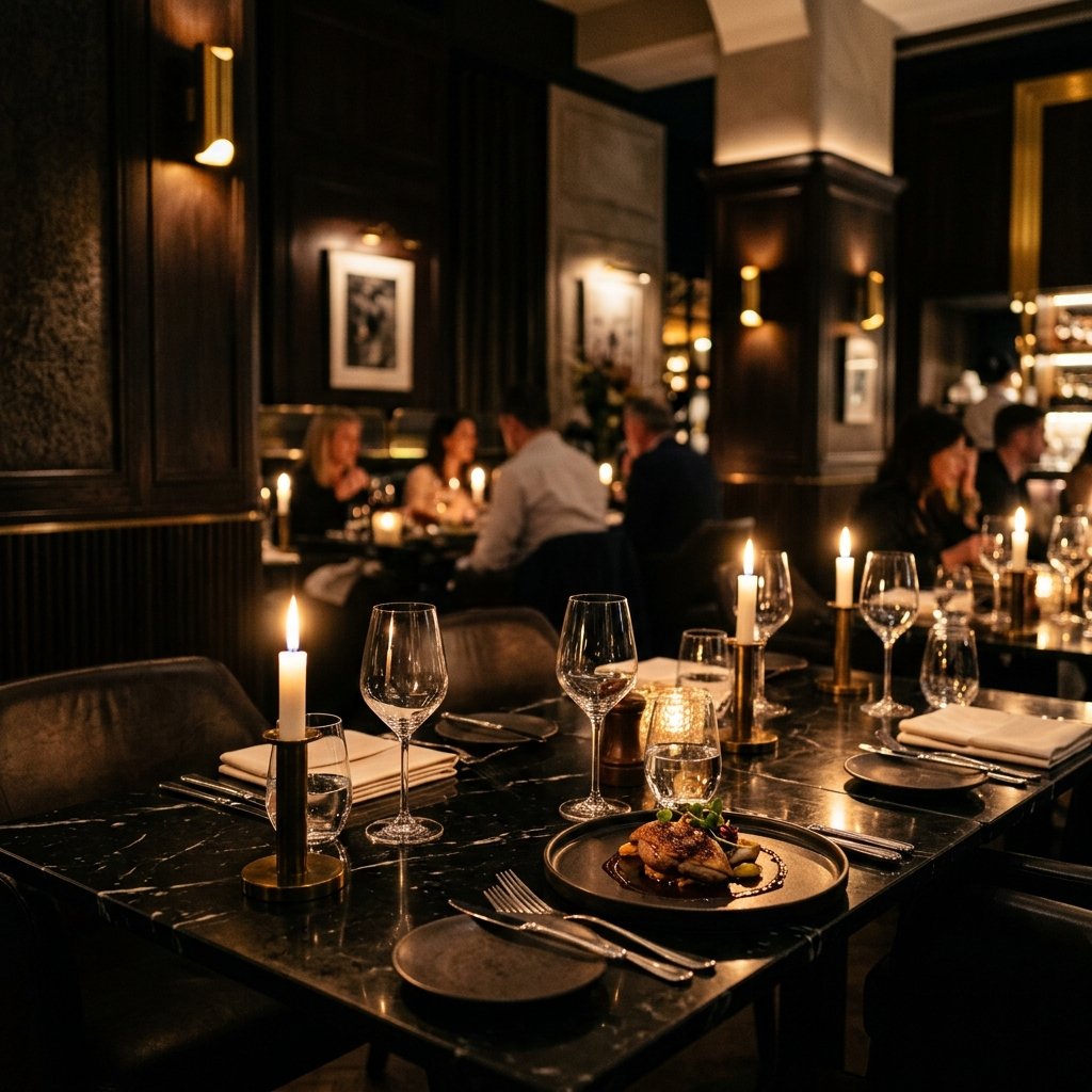 Premium restoran iç mekan